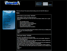 Tablet Screenshot of boxcarhosting.com